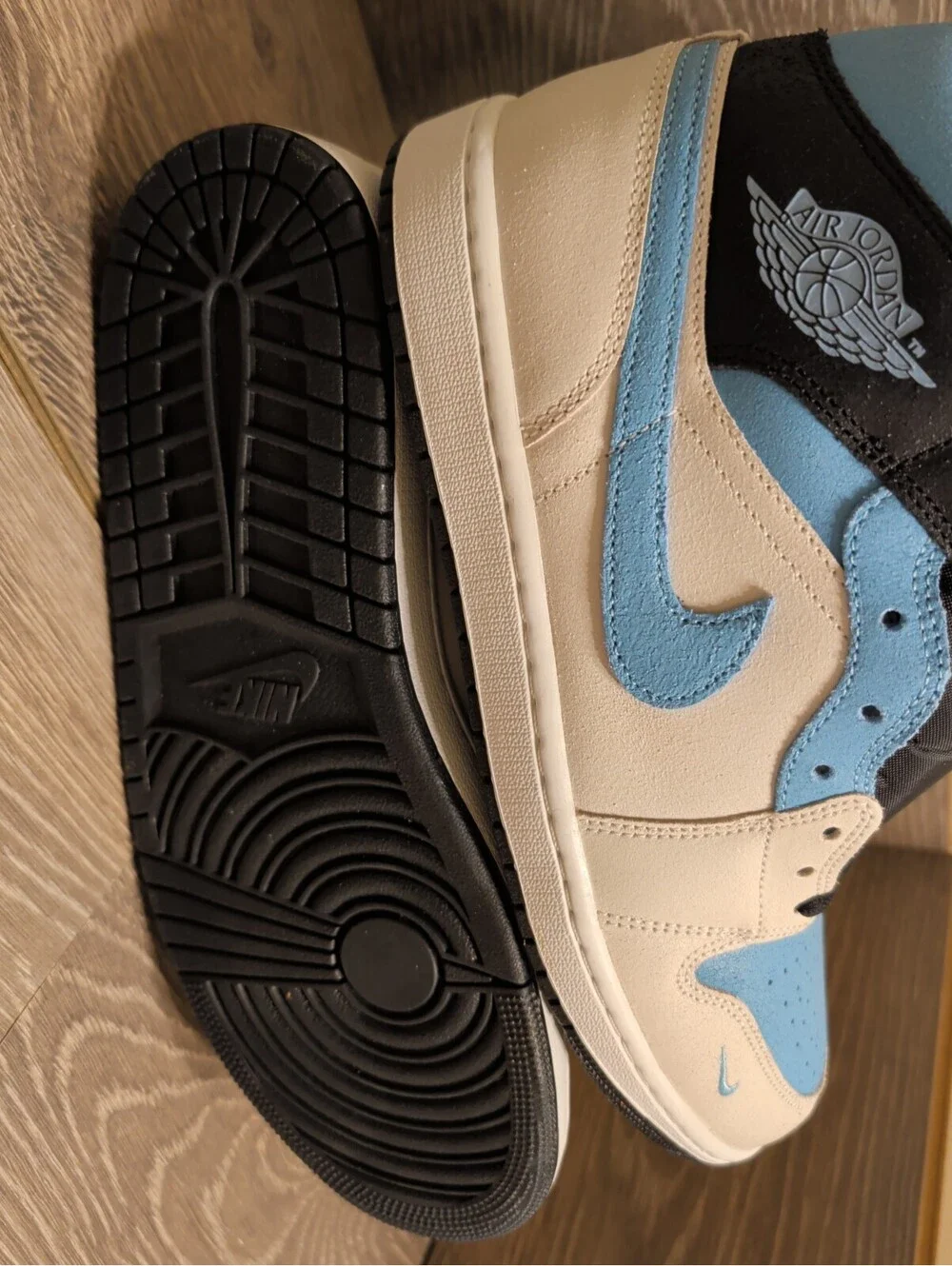 Jordan Air Jordan 1 Mid SE Summit White Blue Chill Black Men